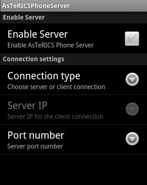 Android Server Application