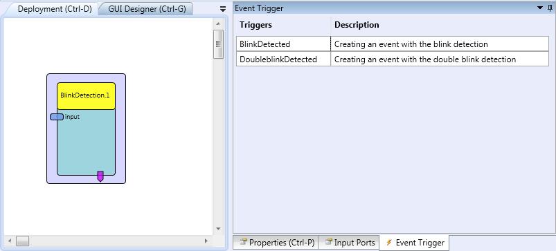 Screenshot: Blink Detection plugin
