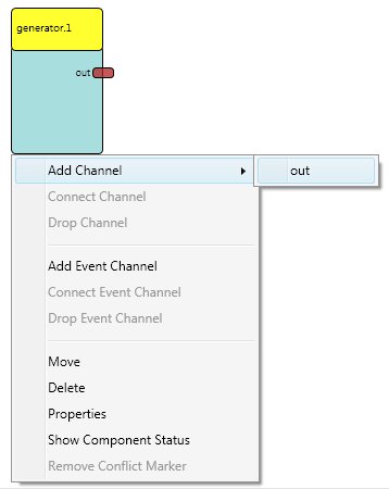 Screenshot: Component with Opened Context Menu