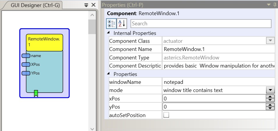 Screenshot:         RemoteWindow plugin