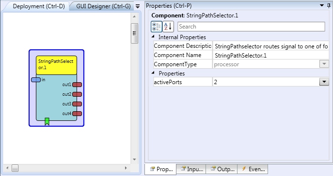 Screenshot: StringPathSelector plugin