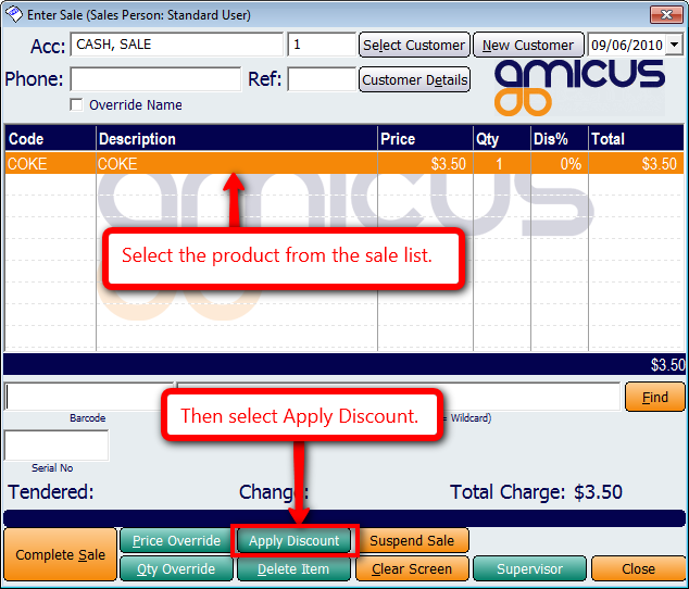 Applying Discounts to Products
