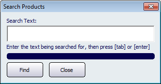 Search Products Screen