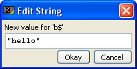 Editing a string variable