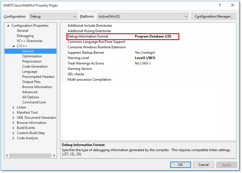 How to create pdb file in visual studio windows 10