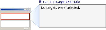 Analysis Error(s) dialog box