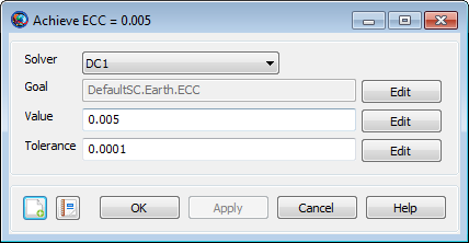 Achieve ECC = 0.005 Command Configuration