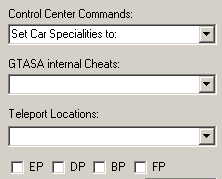 GTA SA Control Center - Page 6: Keyboard Shortcuts - GTA SA