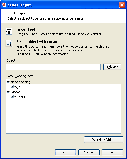 Select Object Dialog