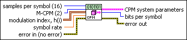 MT Generate CPM System Parameters (M)