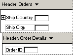 Data access page grouped on two fields
