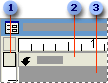 Section selector and section bar