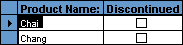 Subform displayed as a datasheet