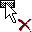 Pointer with red X
