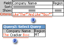 Use the And operator in one field of the design grid to retrieve certain records