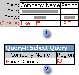 Use the And operator in two fields of the design grid to retrieve certain records