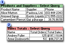 Multiple-table query and query that performs calculations