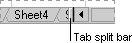 Tab split bar