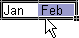 Pointer on selection border