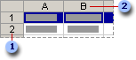 Worksheet headings