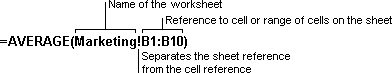 Link to another worksheet in the same workbook