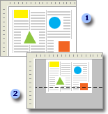FrontPage enables you to simulate different window sizes in Design view