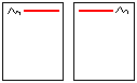 Objekter som plasseres på venstre og høyre hovedside skal være speilvendt.