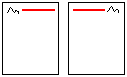 Objects positioned on the left and right master pages should mirror each other.