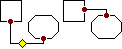 Rerouted connector
