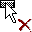Pointer with red X