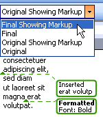Display for Review settings