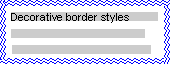 Decorative border styles