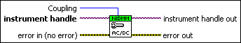 niDMM Configure Waveform Coupling