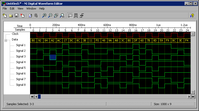 NI Digital Waveform Editor