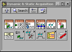Dynamic and Static Acquisition Subpalette