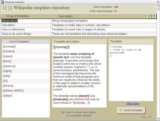 Templates Offline Mediawiki Code Editor Documentation