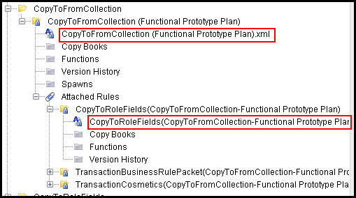 CopyToRoleFieldCollection transaction in Global Explorer