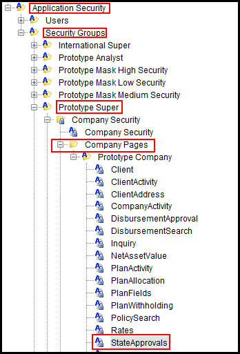 State Approval in Company Pages Security