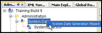 System Date Right-Click 