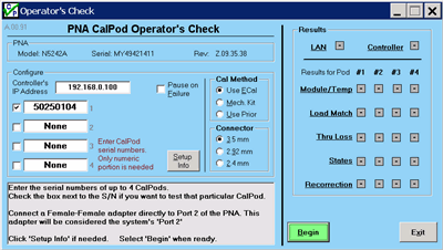 CalPod - M9370A / M9371A / M9372A / M9374A / M9375A Documentation