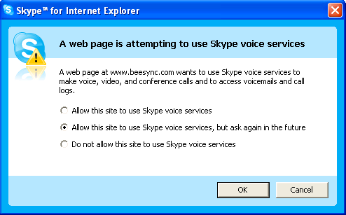 skype not signing in internet explorere