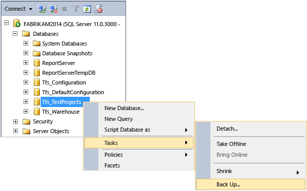 Use the tools provided with SQL Server