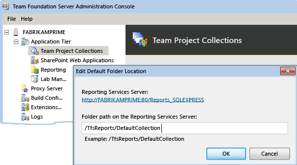 Include the collection name in the path