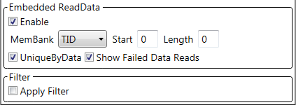 Displaying Results of TID Options