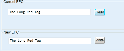 WriteEPC Successful Write and Read