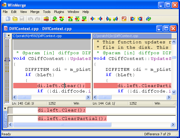 File Compare Window