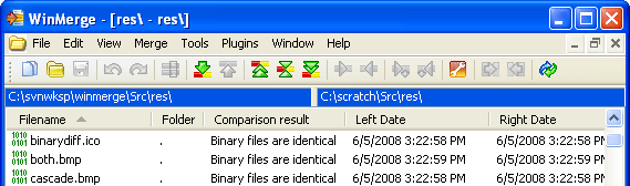 Multiple Folder Compare windows: maximized