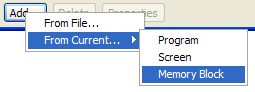 Adding a block with the menus