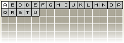 The character selection area.