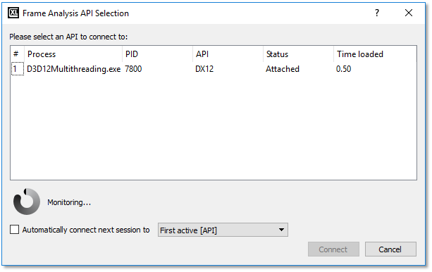 Waiting for API